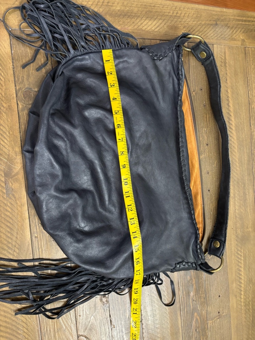 Patricia Nash Vincenzo Slouchy Hobo Bag with Fringe - Picture 9 of 13